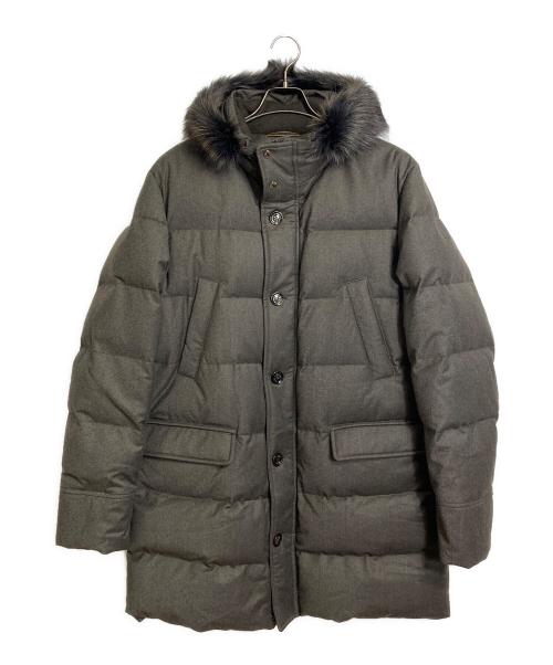 MOORER（ムーレー）MOORER (ムーレー) BARBIERI-LLコート/バルビエリ ダウンコート　NFC反応有　並行品 FUMO(フーモ) サイズ:52の古着・服飾アイテム