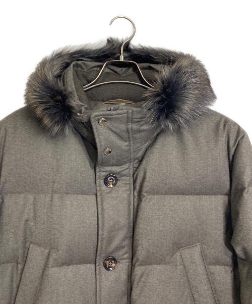 MOORER（ムーレー）MOORER (ムーレー) BARBIERI-LLコート/バルビエリ ダウンコート　NFC反応有　並行品 FUMO(フーモ) サイズ:52の古着・服飾アイテム