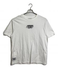 BUDSPOOL（バッズプール）の古着「CLASSIC LOGO TEE  Tシャツ　Tee  半袖　日本製　オーバーサイズ　舐達麻」｜ホワイト