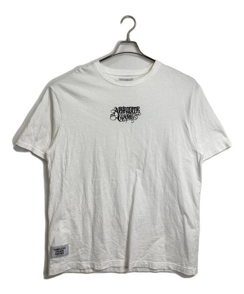 BUDSPOOL（バッズプール）BUDSPOOL (バッズプール) CLASSIC LOGO TEE  Tシャツ　Tee  半袖　日本製　オーバーサイズ　舐達麻 ホワイト サイズ:XXLの古着・服飾アイテム