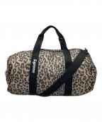 SUPREMEシュプリーム）の古着「Mesh Duffle Bag Leopard メッシュダッフルバッグ　レオパード　ショルダーバッグ　23SS」｜ベージュ×ブラック