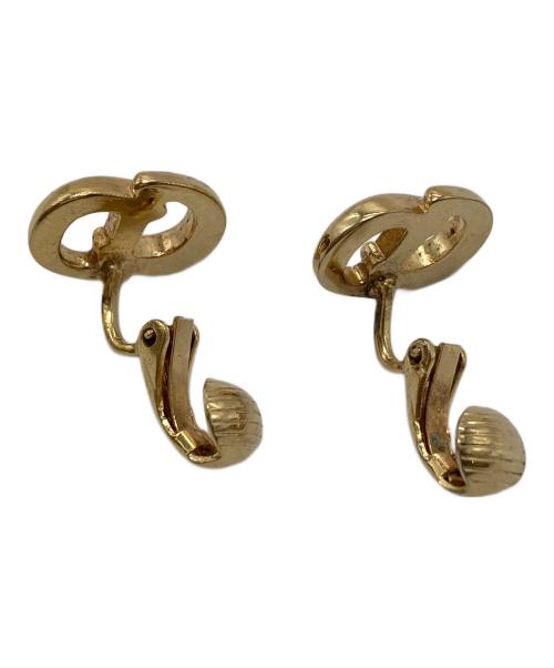 Christian Dior（クリスチャン ディオール）Christian Dior (クリスチャン ディオール) CDロゴイヤリング　イヤリング ゴールド サイズ:実寸参照の古着・服飾アイテム