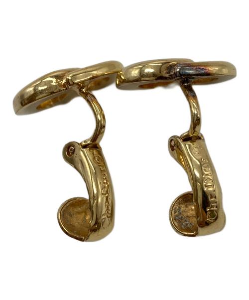 Christian Dior（クリスチャン ディオール）Christian Dior (クリスチャン ディオール) CDロゴイヤリング　イヤリング ゴールド サイズ:実寸参照の古着・服飾アイテム