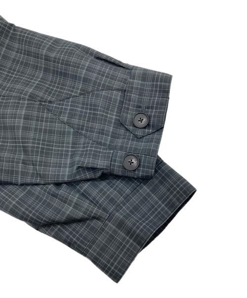 BEAUTY&YOUTH（ビューティーアンドユース）BEAUTY&YOUTH (ビューティーアンドユース) アブストラクト チェック ジップ ブルゾン グレー サイズ:M 未使用品の古着・服飾アイテム