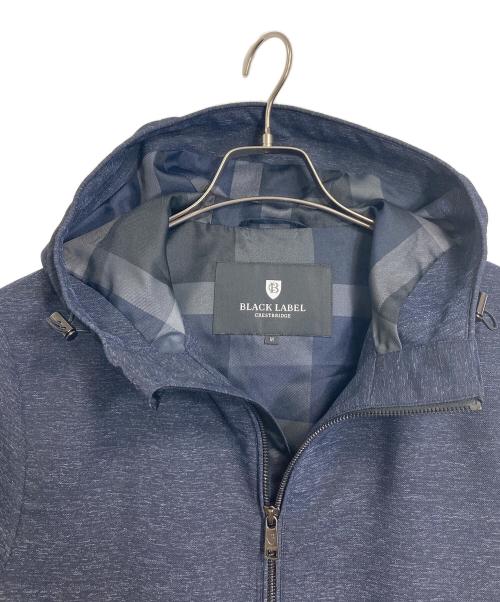 BLACK LABEL CRESTBRIDGE（ブラックレーベル クレストブリッジ）BLACK LABEL CRESTBRIDGE (ブラックレーベル クレストブリッジ) シアサッカーパーカー　アウター　ライトアウター　ライトジャケット ネイビー サイズ:M 未使用品の古着・服飾アイテム