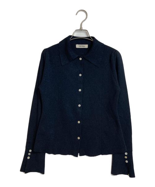 COCODEAL（ココディール）COCODEAL (ココディール) ラメニットセットアップ ネイビー サイズ:2の古着・服飾アイテム