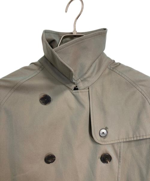 MACKINTOSH PHILOSOPHY（マッキントッシュ フィロソフィー）MACKINTOSH PHILOSOPHY (マッキントッシュ フィロソフィー) トレンチコート ビジネスウェア アウター　ライトアウター　タマムシ色　日本製 カーキ サイズ:38の古着・服飾アイテム