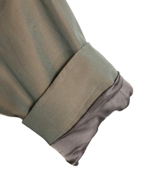 MACKINTOSH PHILOSOPHY（マッキントッシュ フィロソフィー）MACKINTOSH PHILOSOPHY (マッキントッシュ フィロソフィー) トレンチコート ビジネスウェア アウター　ライトアウター　タマムシ色　日本製 カーキ サイズ:38の古着・服飾アイテム