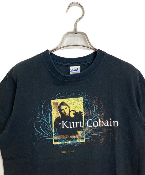 anvil（アンヴィル）anvil (アンヴィル) 【古着】NIRVANA ニルヴァーナ バンドTバンドTシャツ 2005 Kurt Cobain ブラック サイズ:Sの古着・服飾アイテム