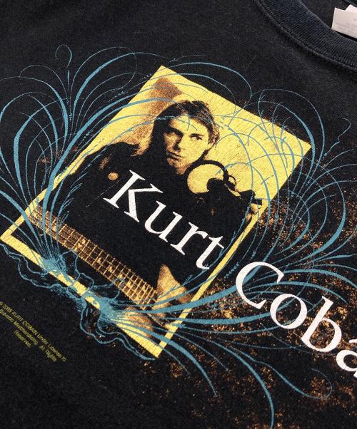 anvil（アンヴィル）anvil (アンヴィル) 【古着】NIRVANA ニルヴァーナ バンドTバンドTシャツ 2005 Kurt Cobain ブラック サイズ:Sの古着・服飾アイテム
