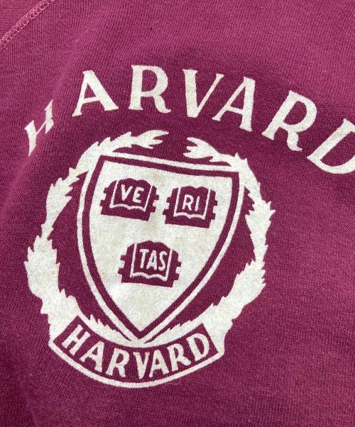 Champion（チャンピオン）Champion (チャンピオン) 【古着】70’Sヴィンテージラグランスリーブスウェット　70年代　USA製 HARVARD バータグ　アメリカ製 ボルドー サイズ:Mの古着・服飾アイテム