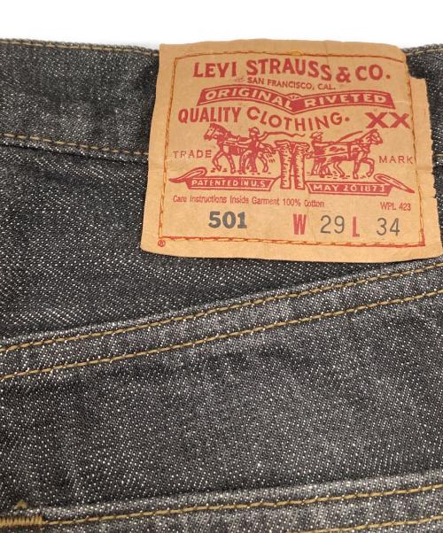 LEVI'S（リーバイス）LEVI'S (リーバイス) 【古着】先染め501デニムパンツ　02年製 ブラック サイズ:W29 L34の古着・服飾アイテム