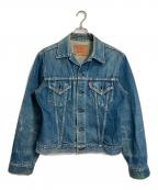 LEVI'Sリーバイス）の古着「BIG E  3rdデニムジャケット ビッグE ボタン裏J02 デニムジャケット」｜ブルー