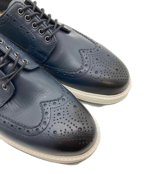 bee classic（ビークラシック）bee classic (ビークラシック) madras (マドラス) GORE-TEX ウイングチップビジネスカジュアルシューズ ネイビー サイズ:24.5センチの古着・服飾アイテム