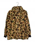 DUXBAKダックスバック）の古着「【古着】1970s DUCK HUNTER CAMO Flannel Parka”」｜ベージュ