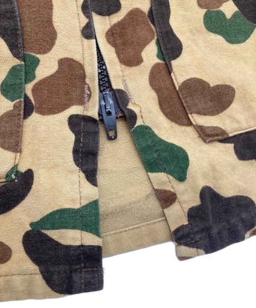 DUXBAK（ダックスバック）DUXBAK (ダックスバック) 【古着】1970s DUCK HUNTER CAMO Flannel Parka” ベージュ サイズ:Lの古着・服飾アイテム