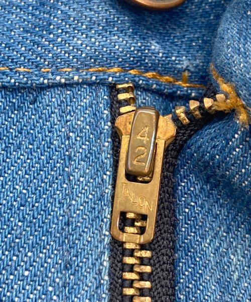 VINTAGE（ヴィンテージ）VINTAGE (ヴィンテージ) 【古着】60'S~70'Sヴィンテージデニム　42 TALON  60年代〜70年代 インディゴ サイズ:W34 L34の古着・服飾アイテム
