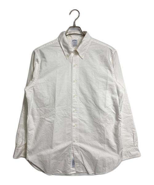 BROOKS BROTHERS（ブルックスブラザーズ）BROOKS BROTHERS (ブルックスブラザーズ) 【古着】ボタンダウンシャツ　長袖シャツ　USA製　アメリカ製　オーバーサイズ ホワイト サイズ:16−34の古着・服飾アイテム