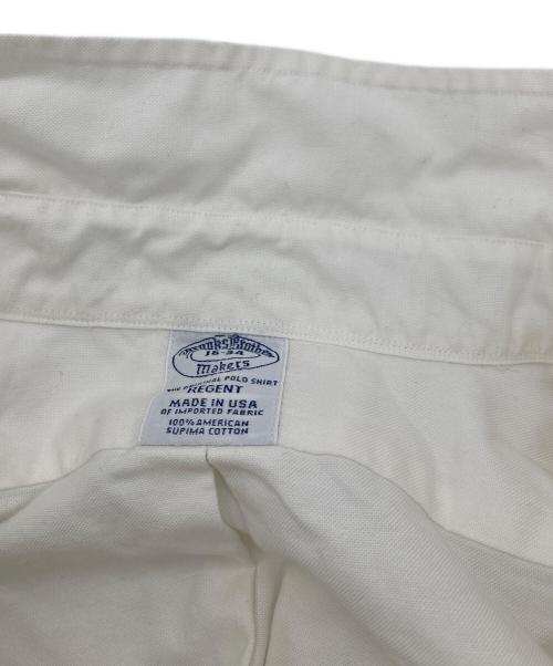 BROOKS BROTHERS（ブルックスブラザーズ）BROOKS BROTHERS (ブルックスブラザーズ) 【古着】ボタンダウンシャツ　長袖シャツ　USA製　アメリカ製　オーバーサイズ ホワイト サイズ:16−34の古着・服飾アイテム
