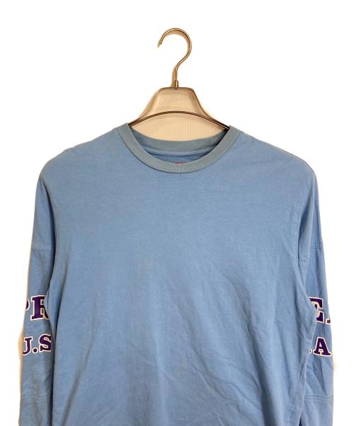 SUPREME（シュプリーム）Supreme (シュプリーム) Cutout Sleeves L/S Top  スカイブルー サイズ:Sの古着・服飾アイテム