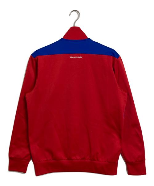adidas（アディダス）adidas (アディダス) FC BAYERN MUNCHEN FCバイエルン・ミュンヘン トラックジャケット ジップジャケット　 レッド×ブルーの古着・服飾アイテム