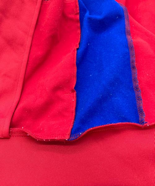 adidas（アディダス）adidas (アディダス) FC BAYERN MUNCHEN FCバイエルン・ミュンヘン トラックジャケット ジップジャケット　 レッド×ブルーの古着・服飾アイテム