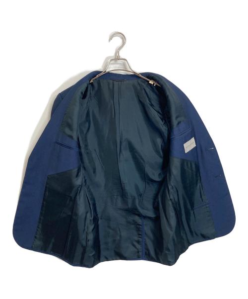 BALENCIAGA（バレンシアガ）BALENCIAGA (バレンシアガ) モヘヤ混テーラードジャケット ネイビー サイズ:48の古着・服飾アイテム