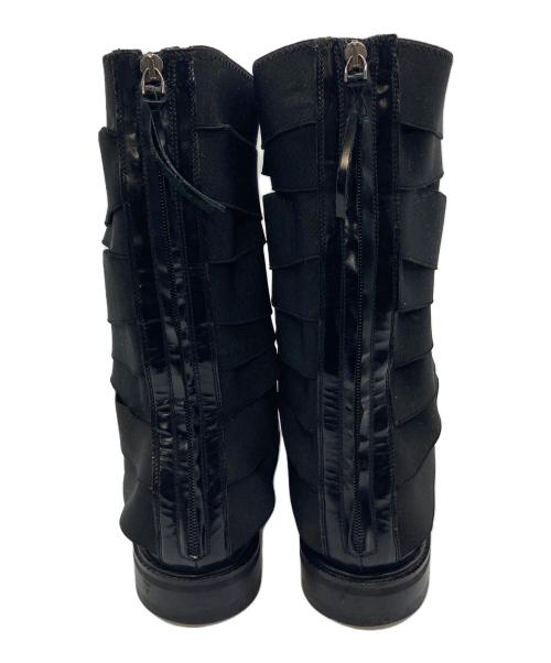 GIVENCHY（ジバンシィ）GIVENCHY (ジバンシィ) バンテージブーツ　レザーブーツ　ロングブーツ ブラック サイズ:40の古着・服飾アイテム