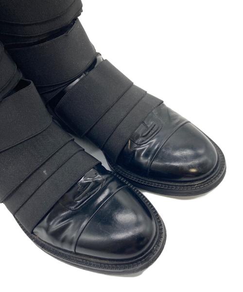 GIVENCHY（ジバンシィ）GIVENCHY (ジバンシィ) バンテージブーツ　レザーブーツ　ロングブーツ ブラック サイズ:40の古着・服飾アイテム