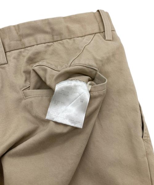SCYE（サイ）SCYE (サイ) ダブルスラックス　チノパン　コットンパンツ ベージュ サイズ:36の古着・服飾アイテム