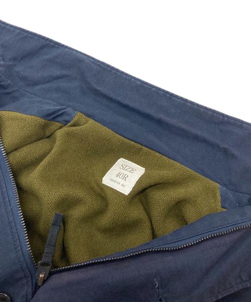 HOUSTON（ヒューストン）HOUSTON (ヒューストン) 【古着】A-2デッキジャケット　アウター　日本製 ネイビー サイズ:40Rの古着・服飾アイテム