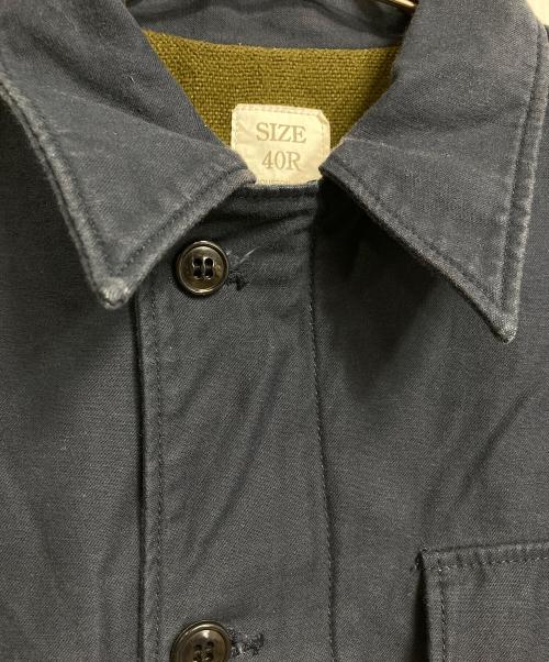 HOUSTON（ヒューストン）HOUSTON (ヒューストン) 【古着】A-2デッキジャケット　アウター　日本製 ネイビー サイズ:40Rの古着・服飾アイテム