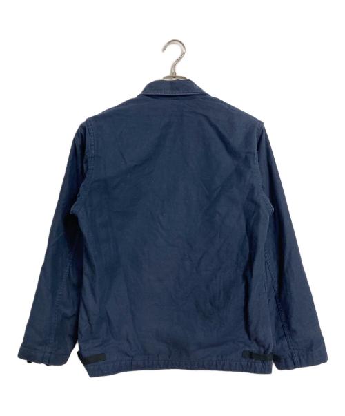 HOUSTON（ヒューストン）HOUSTON (ヒューストン) 【古着】A-2デッキジャケット　アウター　日本製 ネイビー サイズ:40Rの古着・服飾アイテム