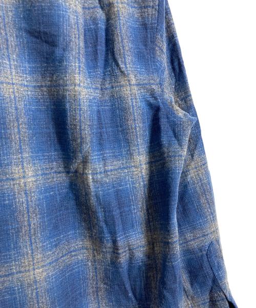 PENDLETON（ペンドルトン）PENDLETON (ペンドルトン) オンブレチェック オリジナルボードシャツ　チェックシャツ　長袖シャツ　ウールシャツ　メキシコ製 ネイビー サイズ:Mの古着・服飾アイテム