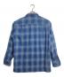 PENDLETON (ペンドルトン) オンブレチェック オリジナルボードシャツ　チェックシャツ　長袖シャツ　ウールシャツ　メキシコ製 ネイビー サイズ:M：20000円