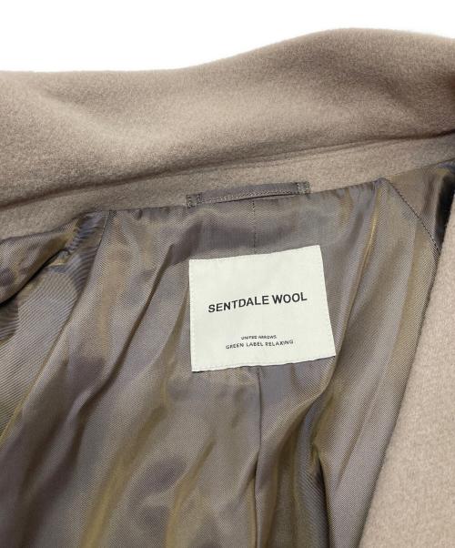 green label relaxing（グリーンレーベルリラクシング）green label relaxing (グリーンレーベルリラクシング) SENTDALE WOOL チェスターコート　ロングコート　アウター ベージュ サイズ:Mの古着・服飾アイテム