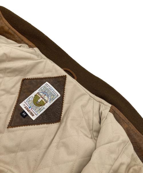 STARTER（スターター）STARTER (スターター) COOPERSTOWN COLLECTION (クーパースダウンコレクション) 【古着】90sレザースタジャン　90年代 white sox ホワイトソックス ブラウン サイズ:Mの古着・服飾アイテム