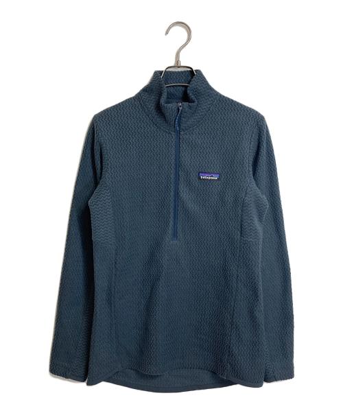 Patagonia（パタゴニア）Patagonia (パタゴニア) R1 エア ジップネック ハーフジップカットソー ネイビー サイズ:Sの古着・服飾アイテム