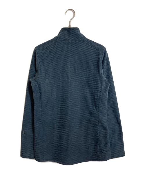 Patagonia（パタゴニア）Patagonia (パタゴニア) R1 エア ジップネック ハーフジップカットソー ネイビー サイズ:Sの古着・服飾アイテム