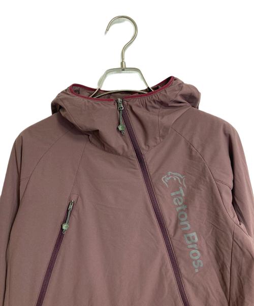 Teton Bros（ティートンブロス）Teton Bros (ティートンブロス) アノラックパーカー W’s Breath Runner インサレーションジャケット バーガンディー サイズ:Mの古着・服飾アイテム