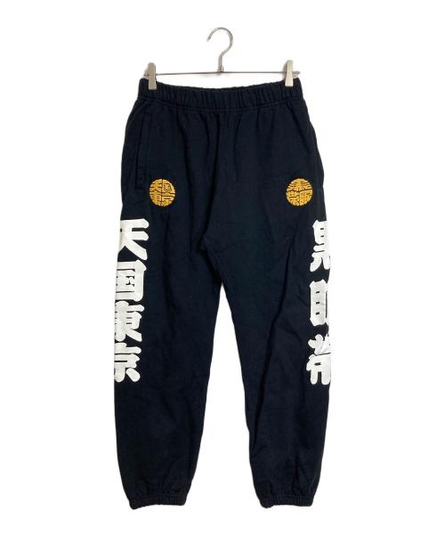 BlackEyePatch（ブラックアイパッチ）BlackEyePatch (ブラックアイパッチ) WACKO MARIA (ワコマリア) 天国東京 黒眼帯 スウェットパンツ ブラック サイズ:Lの古着・服飾アイテム