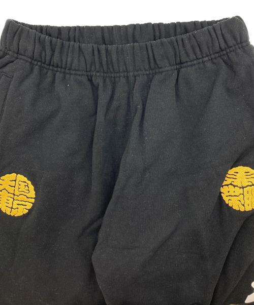 BlackEyePatch（ブラックアイパッチ）BlackEyePatch (ブラックアイパッチ) WACKO MARIA (ワコマリア) 天国東京 黒眼帯 スウェットパンツ ブラック サイズ:Lの古着・服飾アイテム