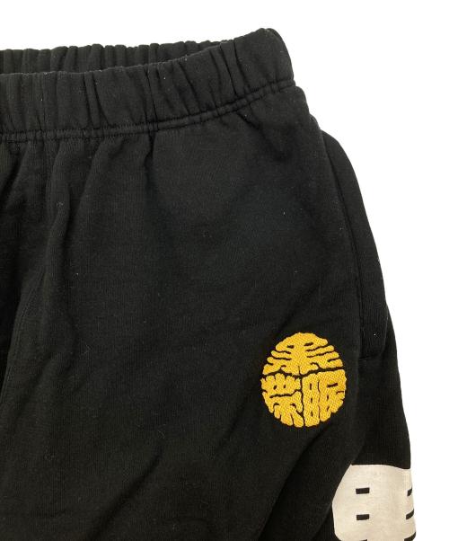 BlackEyePatch（ブラックアイパッチ）BlackEyePatch (ブラックアイパッチ) WACKO MARIA (ワコマリア) 天国東京 黒眼帯 スウェットパンツ ブラック サイズ:Lの古着・服飾アイテム