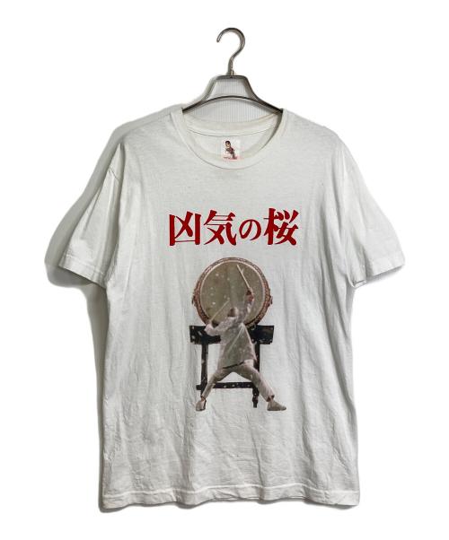 WACKO MARIA（ワコマリア）WACKO MARIA (ワコマリア) 凶気の桜 Tシャツ プリントTシャツ クルーネックTシャツ 凶器の桜 ホワイト サイズ:Lの古着・服飾アイテム