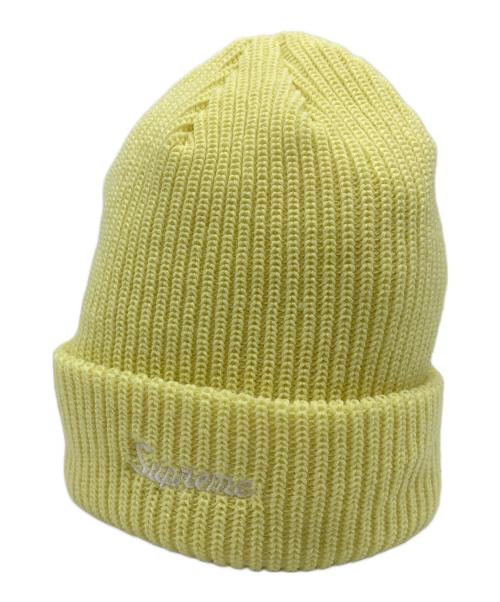 SUPREME（シュプリーム）Supreme (シュプリーム) ニットキャップ　ビーニー　カナダ製 イエロー サイズ:実寸参照の古着・服飾アイテム