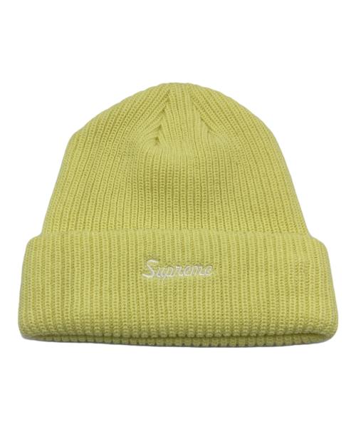 SUPREME（シュプリーム）Supreme (シュプリーム) ニットキャップ　ビーニー　カナダ製 イエロー サイズ:実寸参照の古着・服飾アイテム