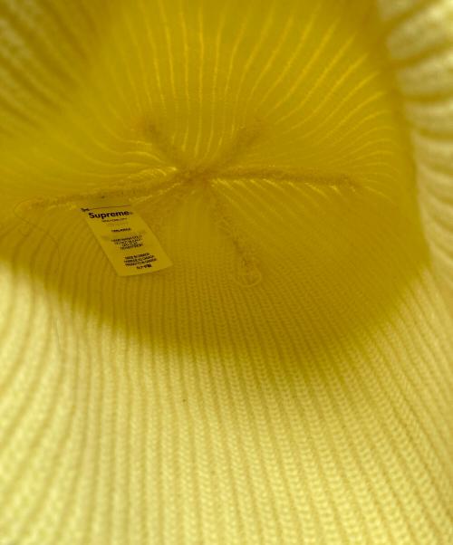 SUPREME（シュプリーム）Supreme (シュプリーム) ニットキャップ　ビーニー　カナダ製 イエロー サイズ:実寸参照の古着・服飾アイテム