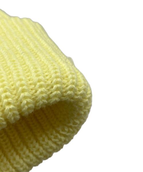 SUPREME（シュプリーム）Supreme (シュプリーム) ニットキャップ　ビーニー　カナダ製 イエロー サイズ:実寸参照の古着・服飾アイテム