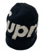 SUPREMEシュプリーム）の古着「カシミヤ混ニットキャップ」｜ブラック