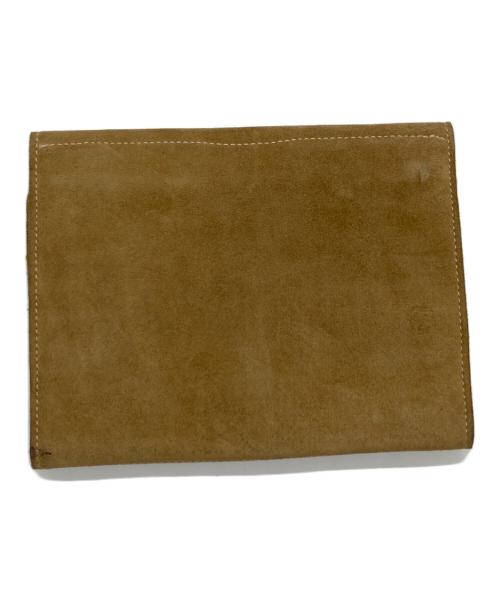 LOEWE（ロエベ）LOEWE (ロエベ) 三つ折り財布/アナグラムスエード ブラウン サイズ:実寸参照の古着・服飾アイテム